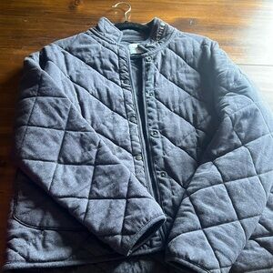 Grey Peloton Quilted Jacket — size M